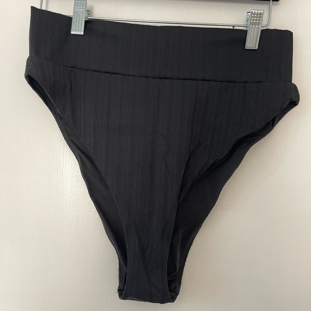 Aerie Black High Cut Bottoms